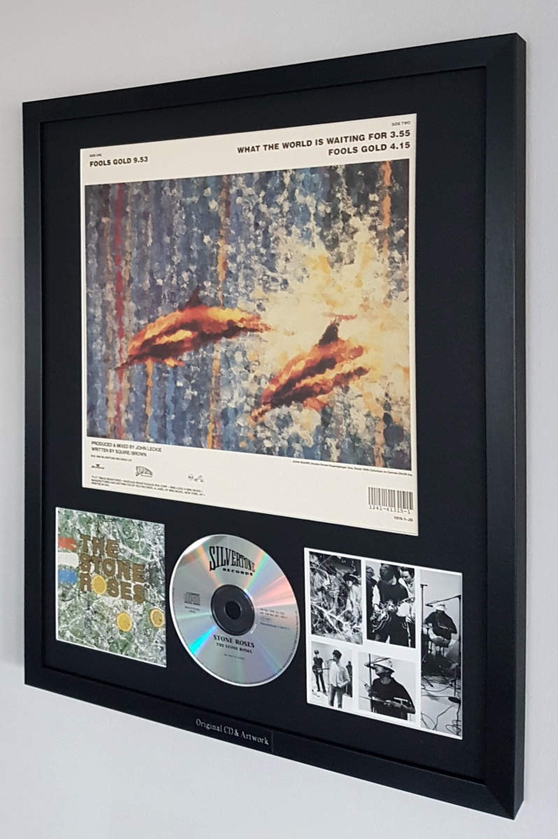The Stone Roses Luxury Framed Fools Gold Artwork & CD - Icon Republic