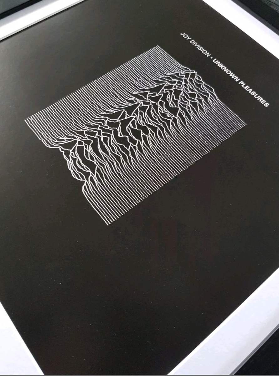 Joy Division-Unknown Pleasures-Framed Original Album Cover 'RARE ...