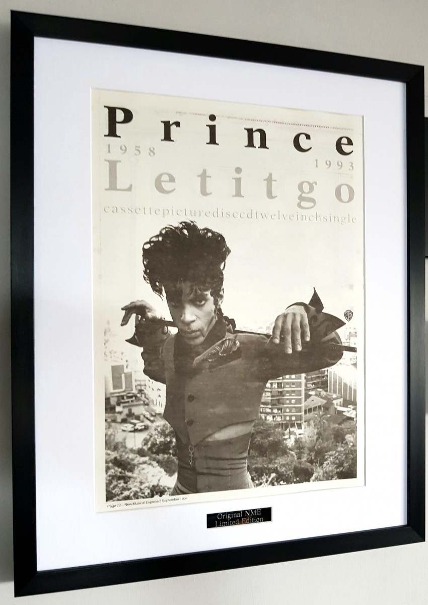 Prince Framed Original 1994 NME VERY RARE - Icon Republic