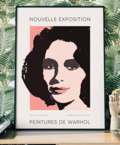 Andy Warhol Elizabeth Taylor Luxury Framed Photo Print