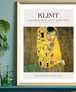 Gustav Klimt The Kiss Luxury Framed Photo Print