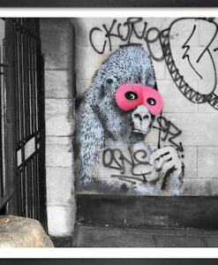 Banksy Luxury Framed Picture Print Graffiti Art #12