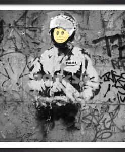 Banksy Luxury Framed Picture Print Graffiti Art #9