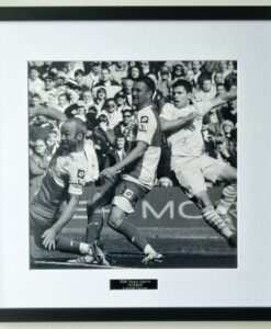 Manchester City 2012 Sergio Aguero 93:20 goal framed print